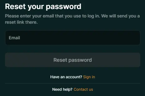 Wachtwoordherstel via e-mail bij Lucky Gem Casino